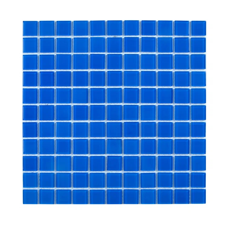 WS Tiles® 1" x 1" Straight Edge Glass Mosaic Tile