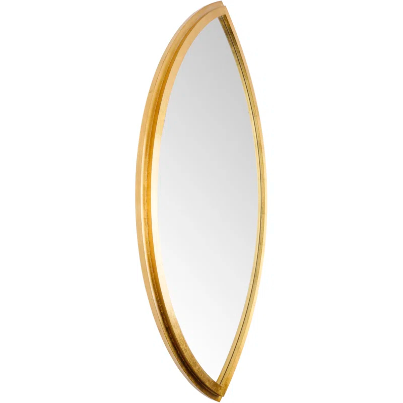 Mercer41 Adileni Wood Flat Wall Mirror