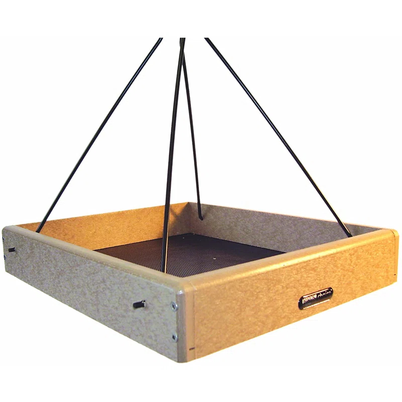 Birds Choice Hanging Platform Bird Feeder in Recycled Plastic Small