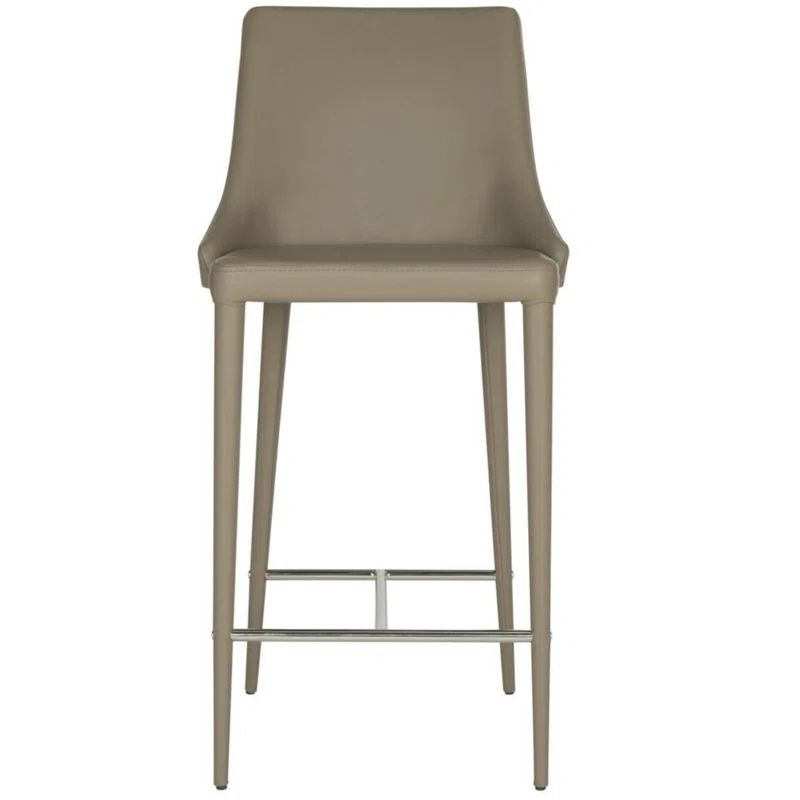 Wrought Studio™ Bohy Upholstered Counter Stool with Metal Frame (Set of 2)
