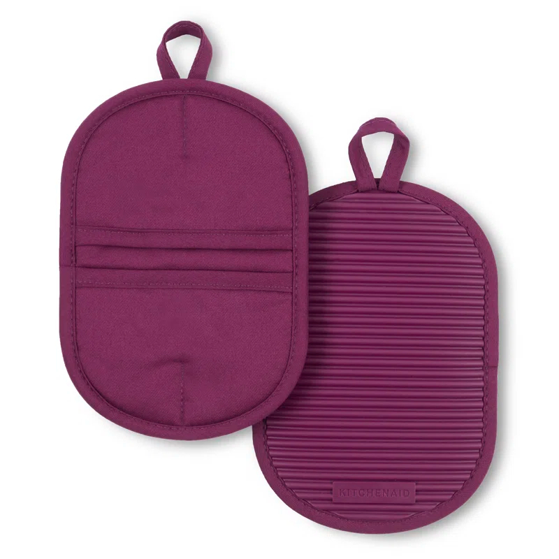 KitchenAid® KitchenAid® Ribbed Soft Silicone Pot Grabber (Set of 2)