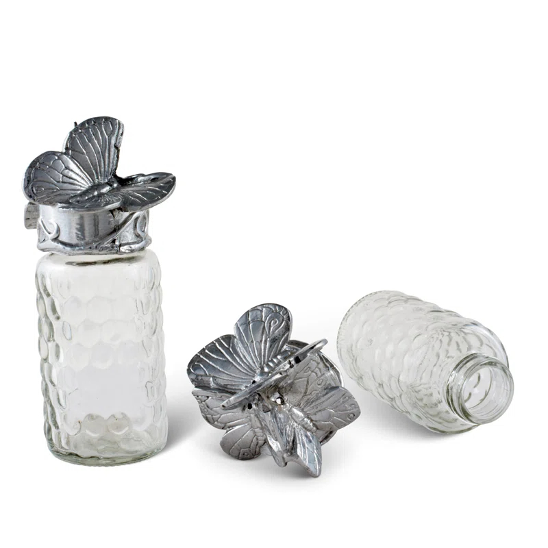 Arthur Court Designs Arthur Court Designs Butterfly 2 Piece Salt and Pepper Set