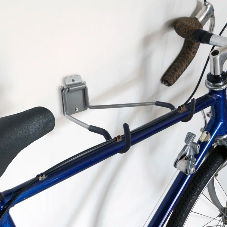 Pentagon Tool Rad Sportz Flip Up Bike Rack with 50lb Capacity for Mountain, Road, Kids Bikes - Bike Wall Mount M220012
