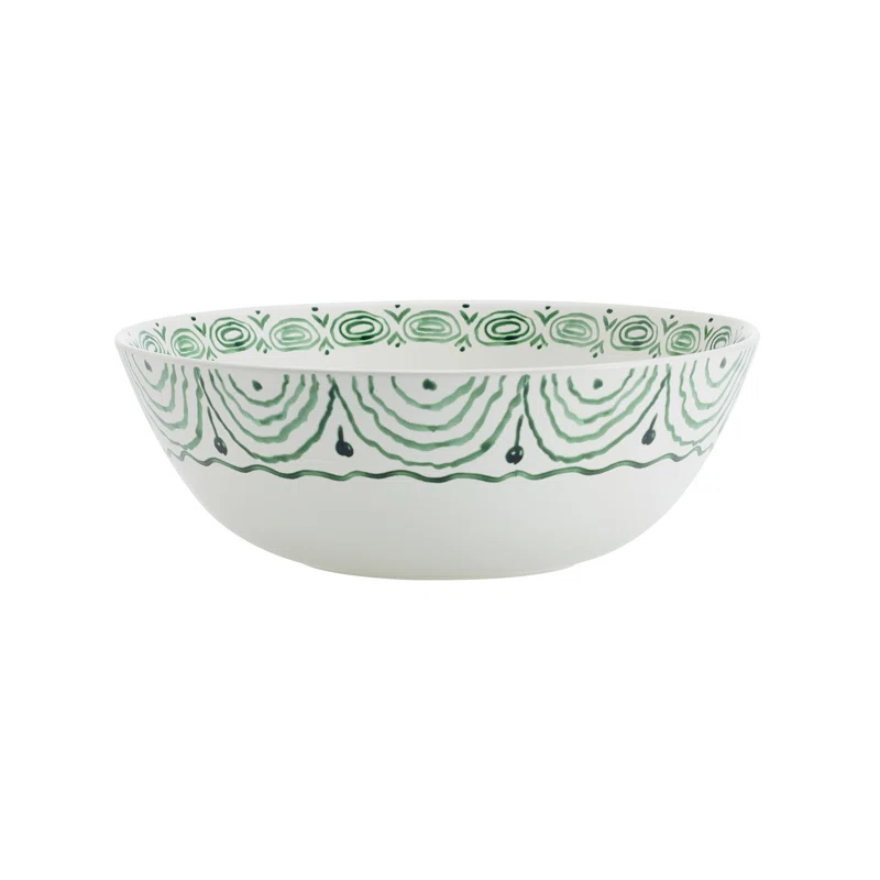 Fitz and Floyd Fitz And Floyd Green Sicily Serve Bowl/Salt & Pepper Set