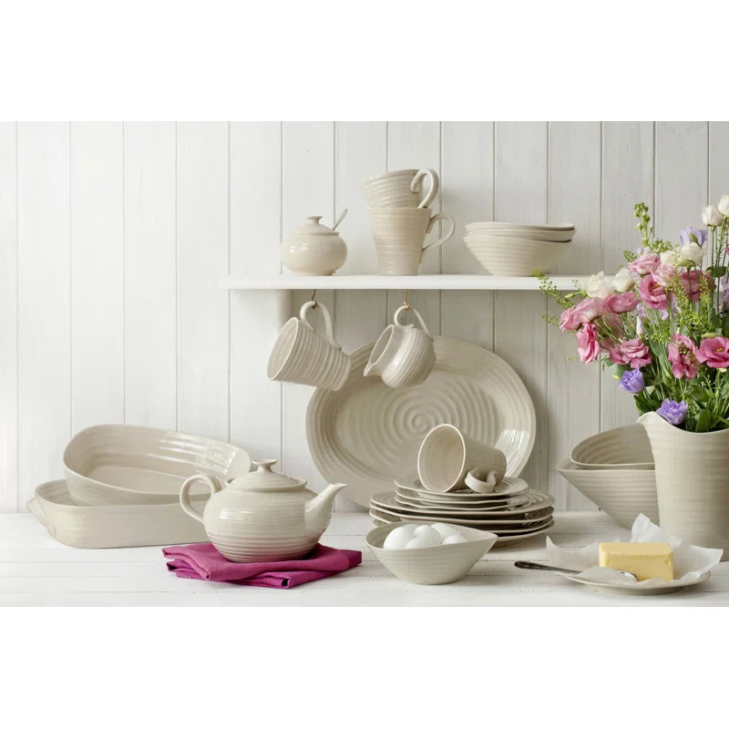 Portmeirion Portmeirion Sophie Conran Covered Sugar Bowl with Lid