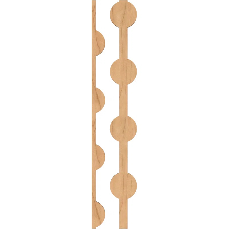 Ekena Millwork Bridgeport Adjustable Wood Decorative Slat Wall Panel Kit