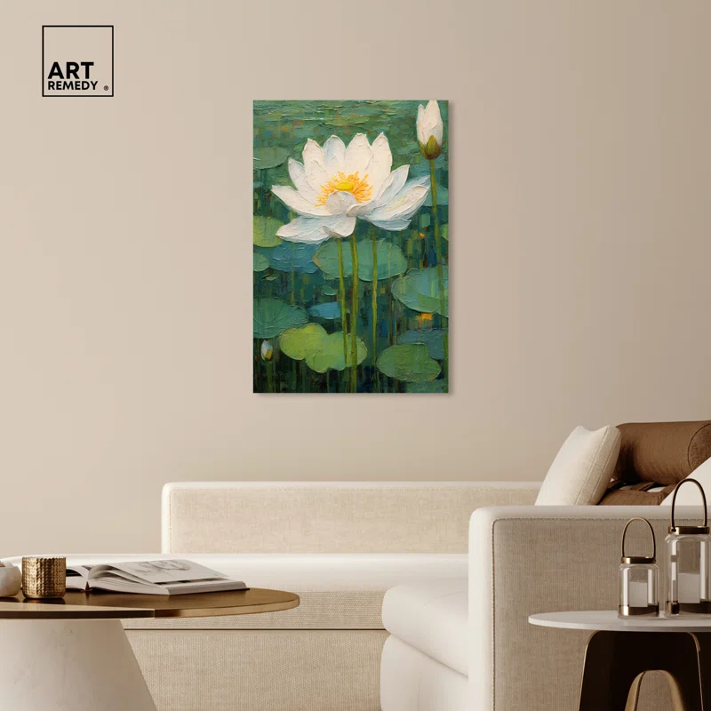 Art Remedy Art Remedy This Is My Waterlily Framed Impressionism 53041