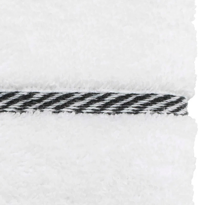 Nicole Miller Home Nicole Miller Sydney Cotton Honeycomb / Waffle Bath Towels