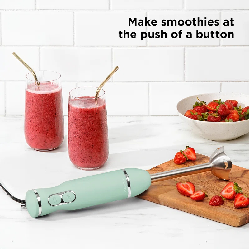 Chefman Chefman Immersion Stick Hand Blender with Stainless Steel Blades