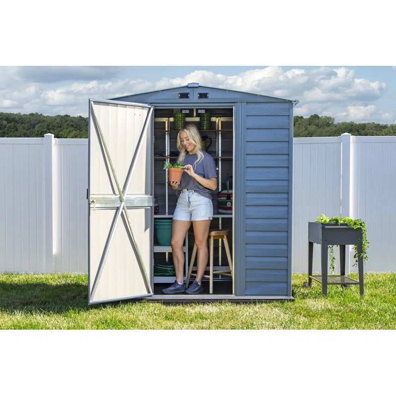 Arrow Select Steel Storage Shed, 6x5
