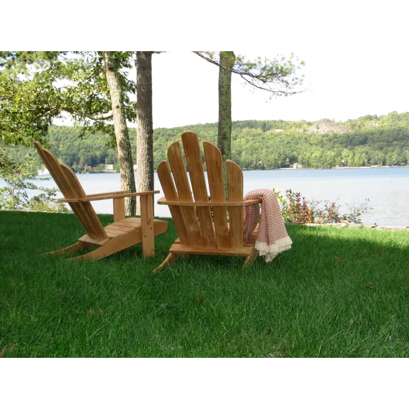 Highland Dunes Wingate Teak Adirondack Chair