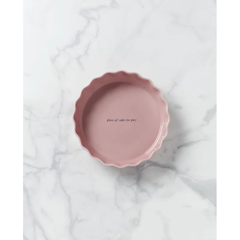 Kate Spade New York Make It Pop Stoneware Pie Pan