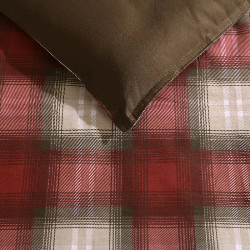 Eddie Bauer Eddie Bauer Navigation Plaid Cotton Reversible Comforter Set
