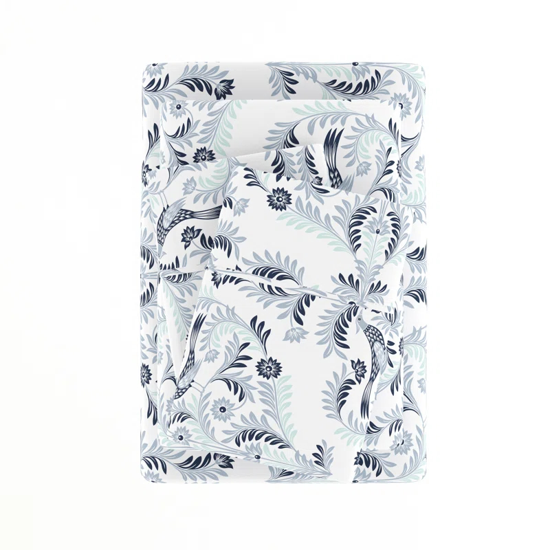 Becky Cameron Garden Estate Pattern Microfiber Sheet Set