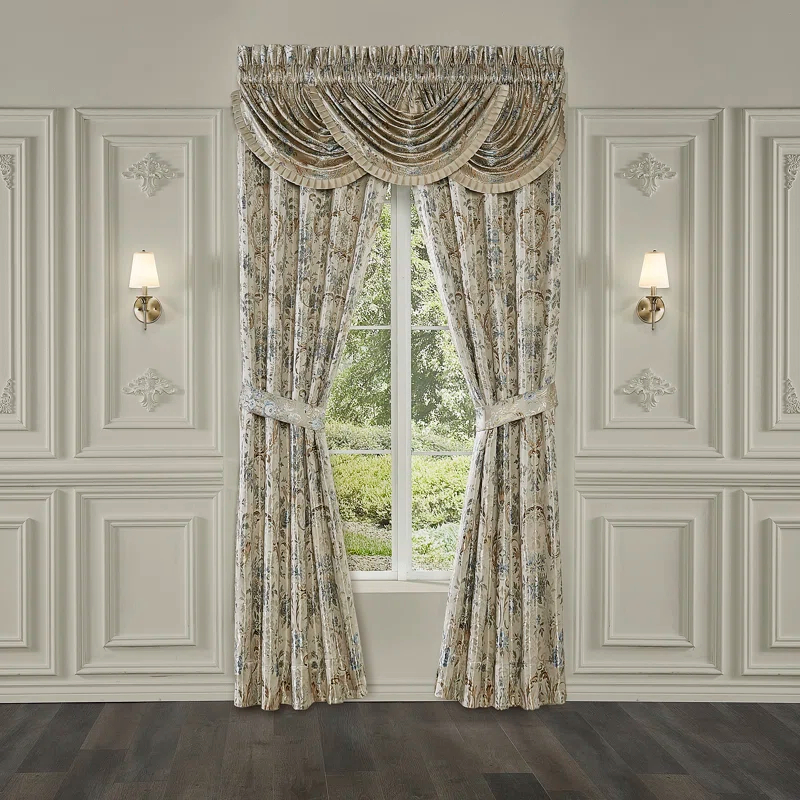 Five Queens Court Jillian Curtain Panel Pair