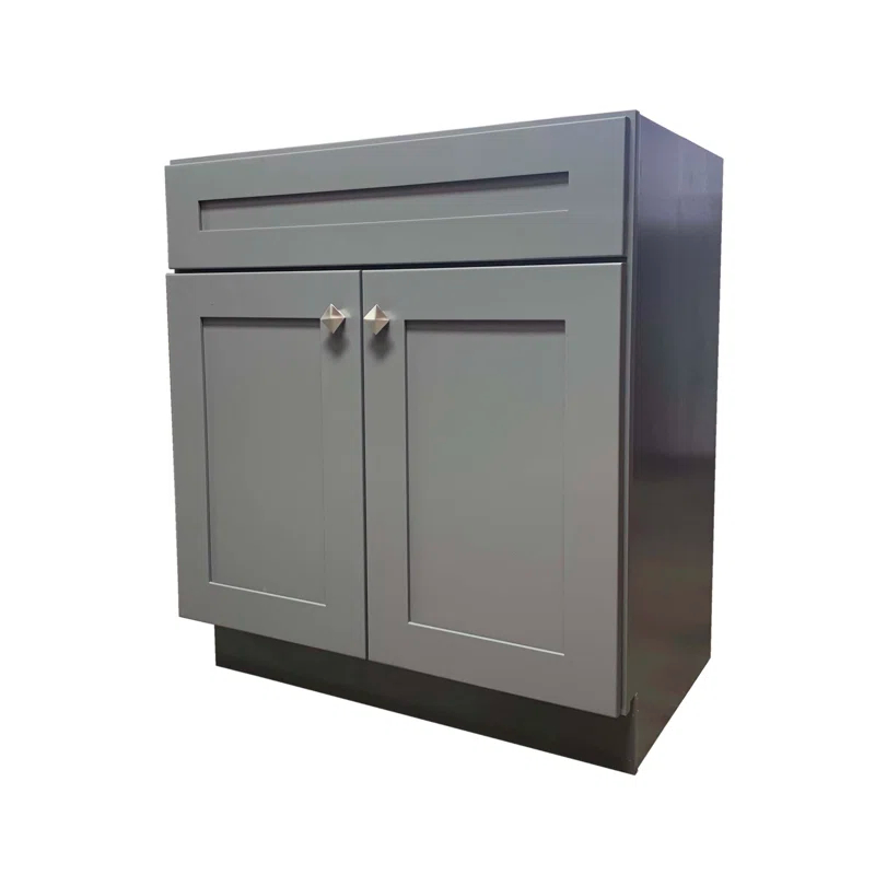 Niturra 36'' Single Bathroom Vanity Base Only in Gray