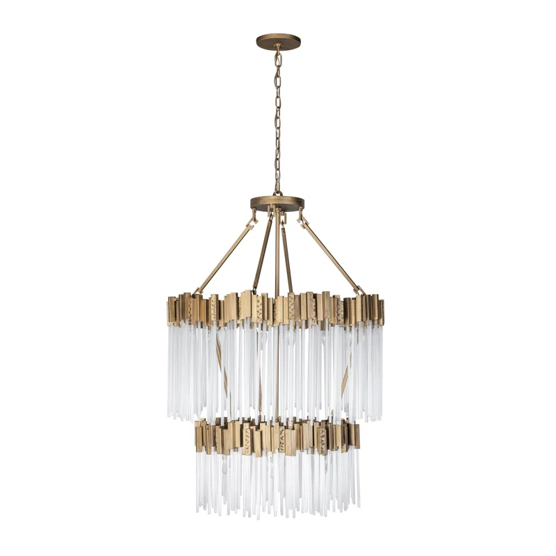 Varaluz Matrix 14 - Light Dimmable Tiered Chandelier