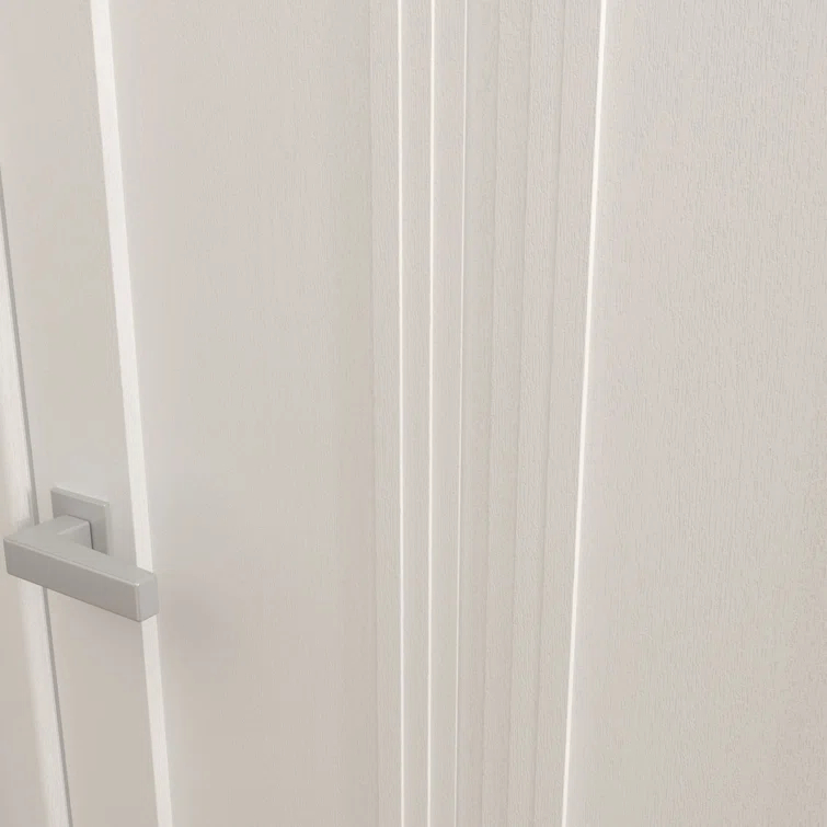 SARTODOORS Interior Solid French Door | Ego 5006 | Single Regular Panel Frame Handle | Bathroom Bedroom Modern Doors