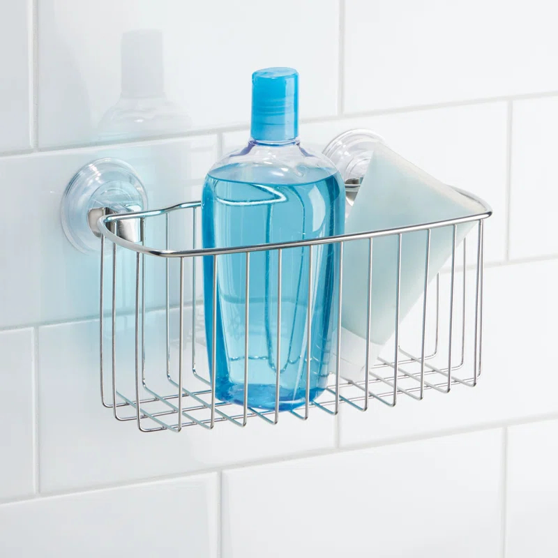 Reo Suction Stainless Steel Shower Basket