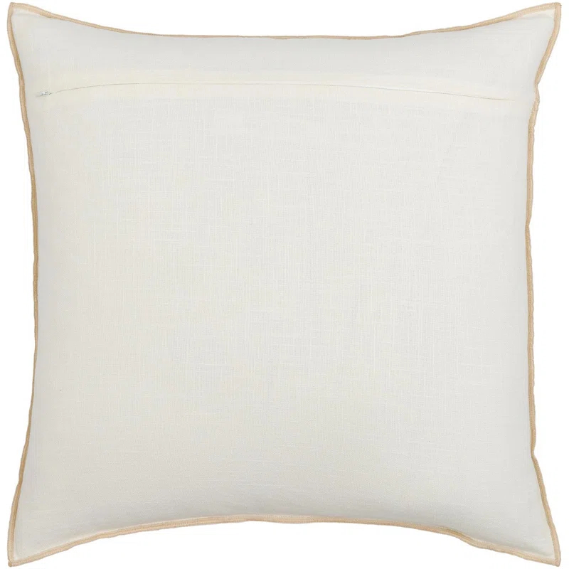 Livabliss Merrow Cotton Reversible Throw Pillow