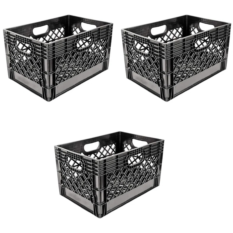 Juggernaut Storage Juggernaut Storage Crate for Office Storage & Classroom Organization, 2-Pack