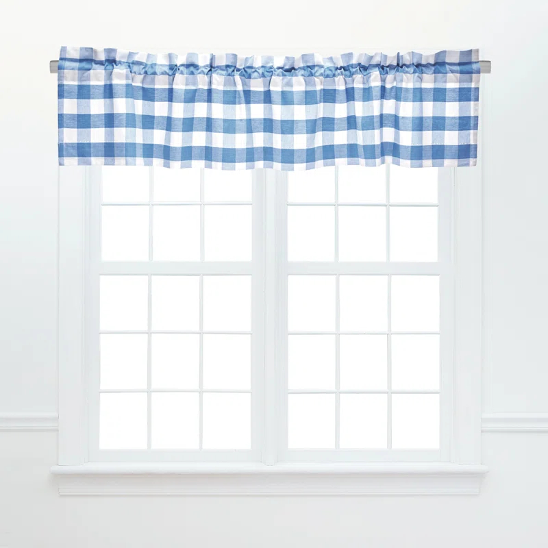 C&F Home Franklin Cotton Valance Window Treatment (Set of 2)