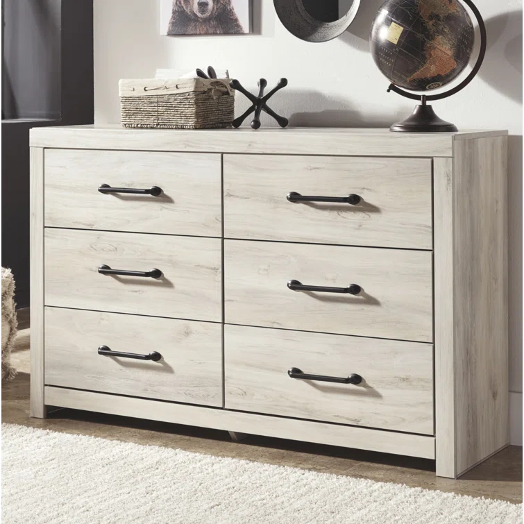 Loon Peak® Kalayiah 58.7'' W 6 - Drawer Dresser