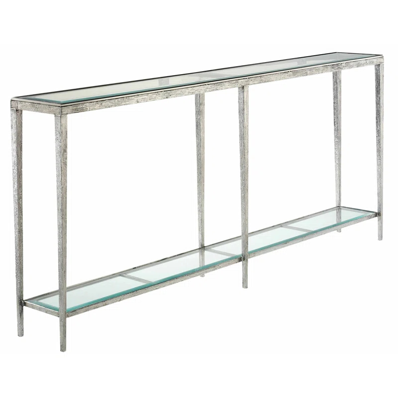 Maitland-Smith Jinx 72'' Glass Top Console Table