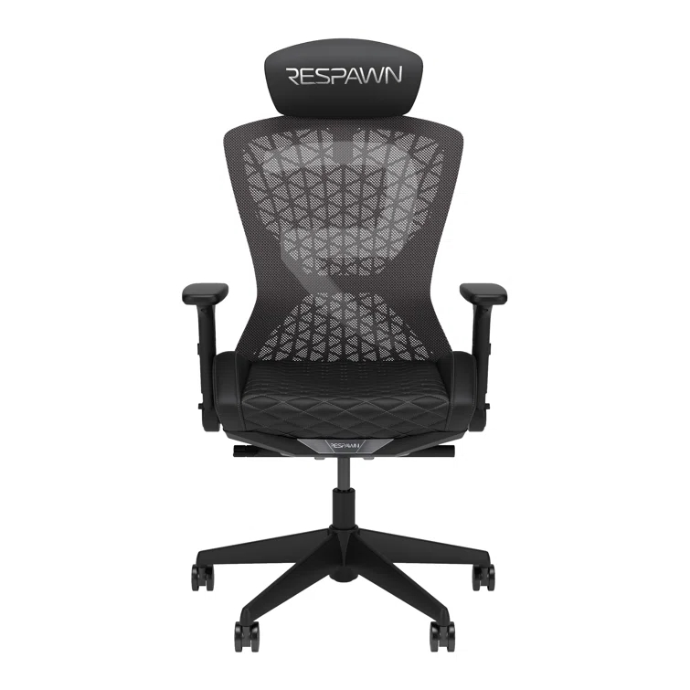 Respawn RESPAWN SPIRE Ergonomic Mesh Office Gaming Chair - High Back Home PC Computer Desk Reclining Gaming Chair, Adjustable Armrests, Adjustable Headrest, Knitted Mesh Back, Cooling Gel Seat