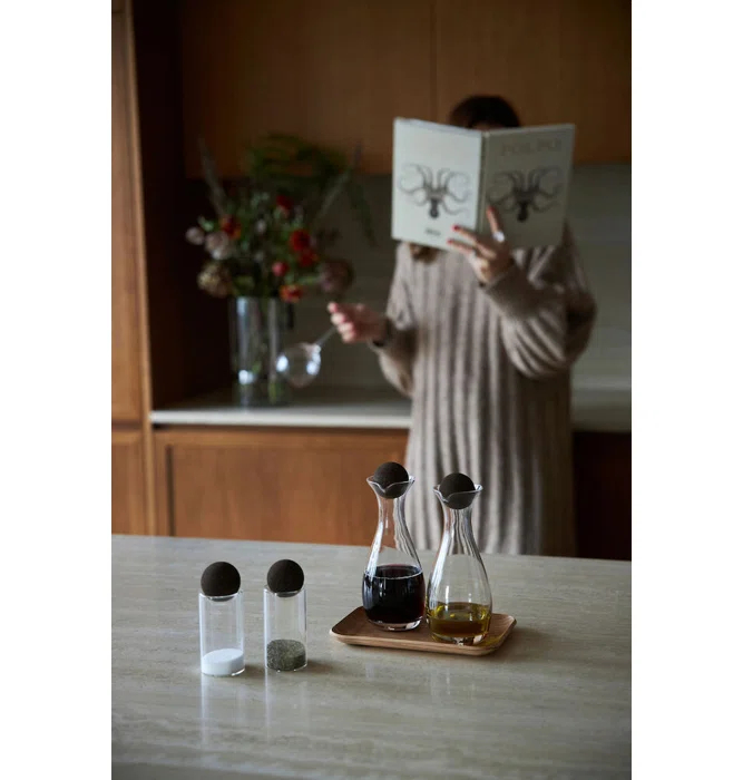 Sagaform Glass Salt And Pepper Shaker Set (Set of 2)