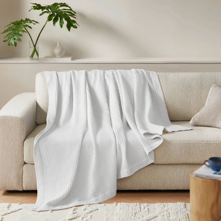 Waffle Weave Cotton Blanket