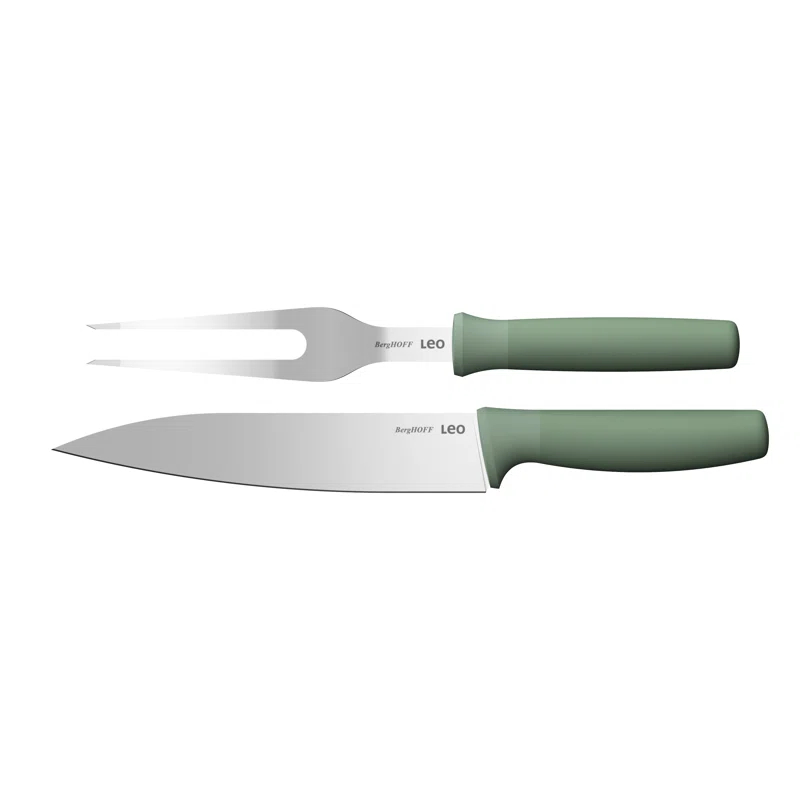 BergHOFF BergHOFF Forest Stainless Steel 2Pc Carving Set, Recycled Material