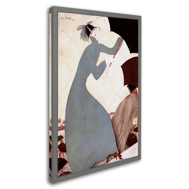 Trademark Fine Art " Fashion Women 31 " by Vintage Lavoie