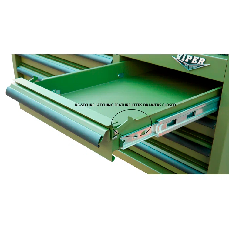 Viper Tool Storage 41.5'' W 6 -Drawer Steel Bottom Rollaway Chest with Wheels