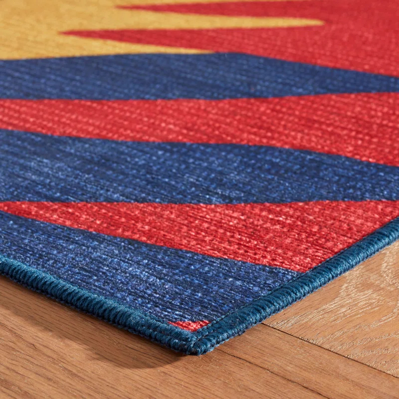 Dash and Albert Rugs Graphic Kit Kemp x Annie Selke Graphic Multi Machine Washable Rug