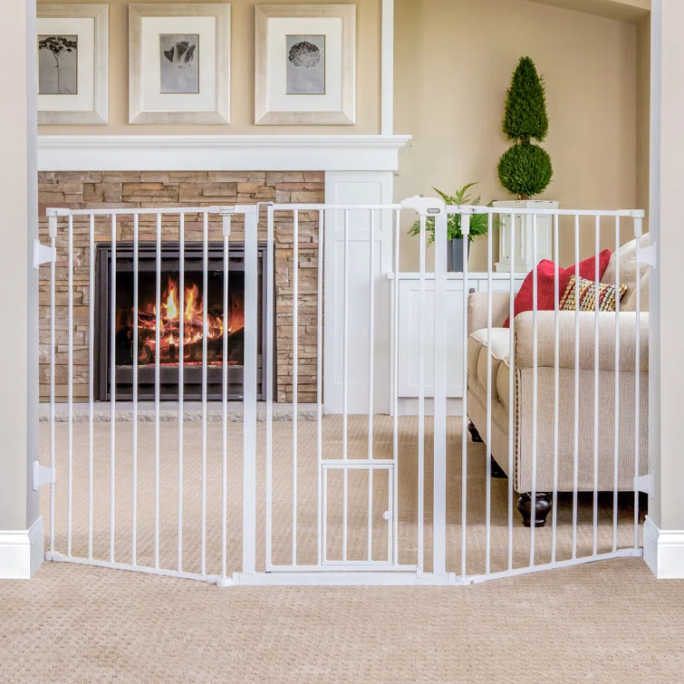 Carlson Pet Products Flexi Pet Gate & Reviews | Wayfair