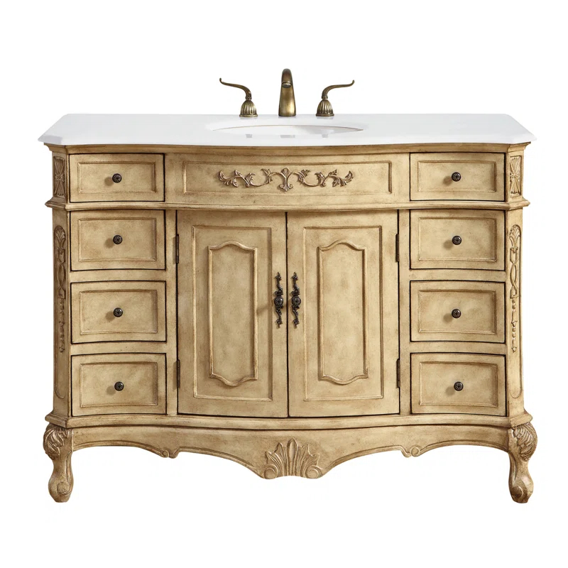 Elegant Kitchen and Bath Elegant Kitchen and Bath 48 Inch Single Bathroom Vanity