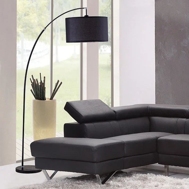 Hokku Designs 86" Tall Metal Floor Arc Lamp "Allegro", and