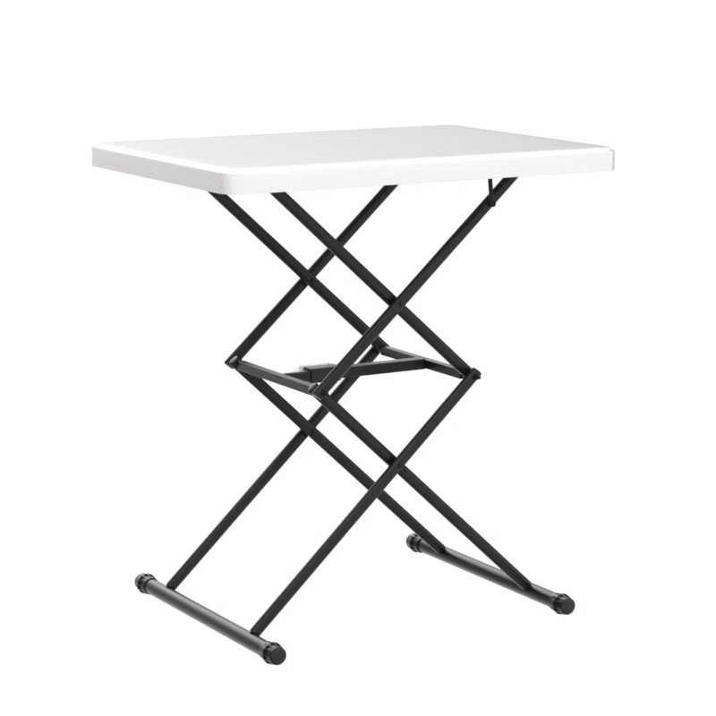 MASMIO 28Inch Height-Adjustable Portable Dinner Table