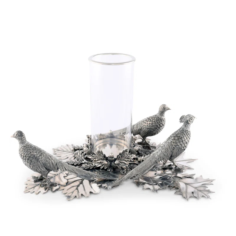 Vagabond House Morning Hunt 10'' H Tabletop Hurricane