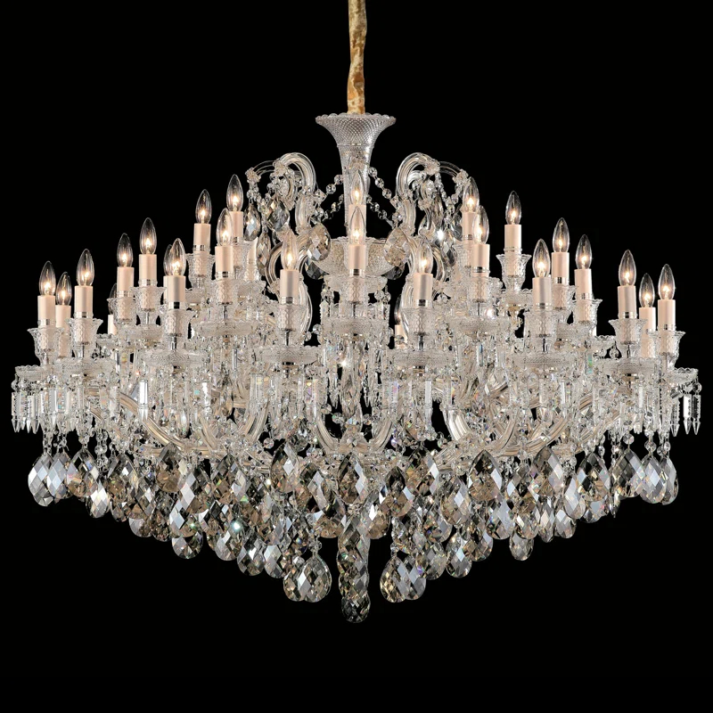 Michael Amini Chambord 37 - Light Crystal Dimmable Classic / Traditional Chandelier