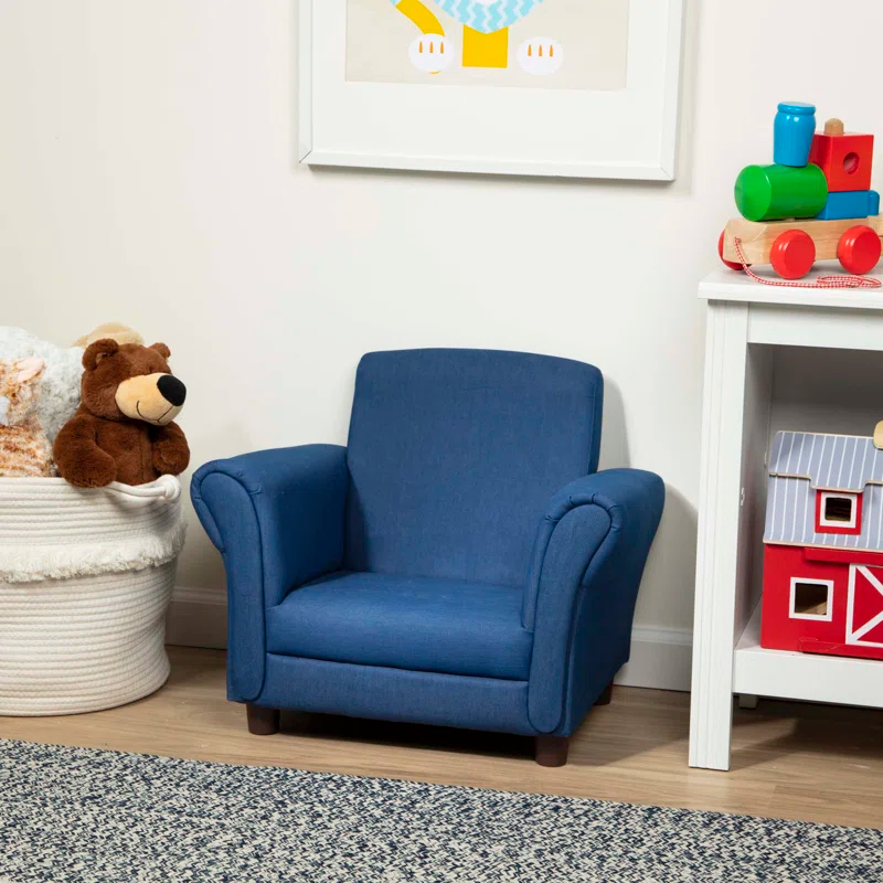 Kids 7.5'' Club Chair Chair and Ottoman