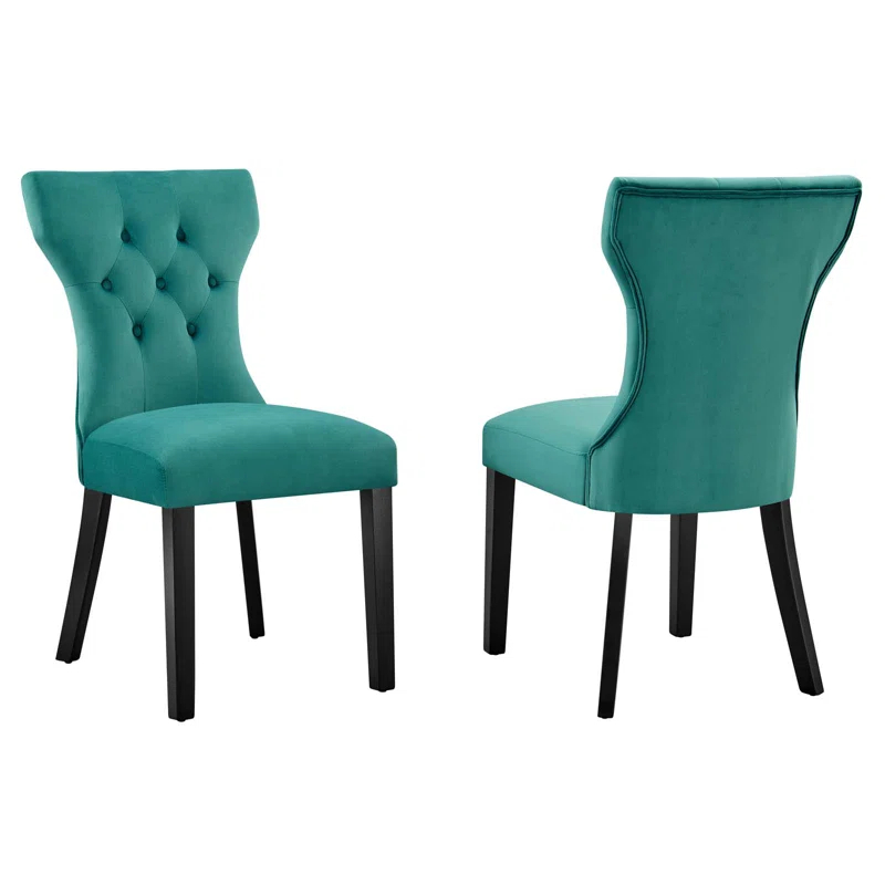 Modway Modway Silhouette Performance Velvet Dining Chairs