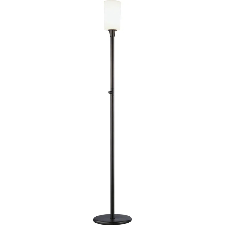 Robert Abbey Nina 70.5'' Deep Patina Bronze Torchiere Floor Lamp