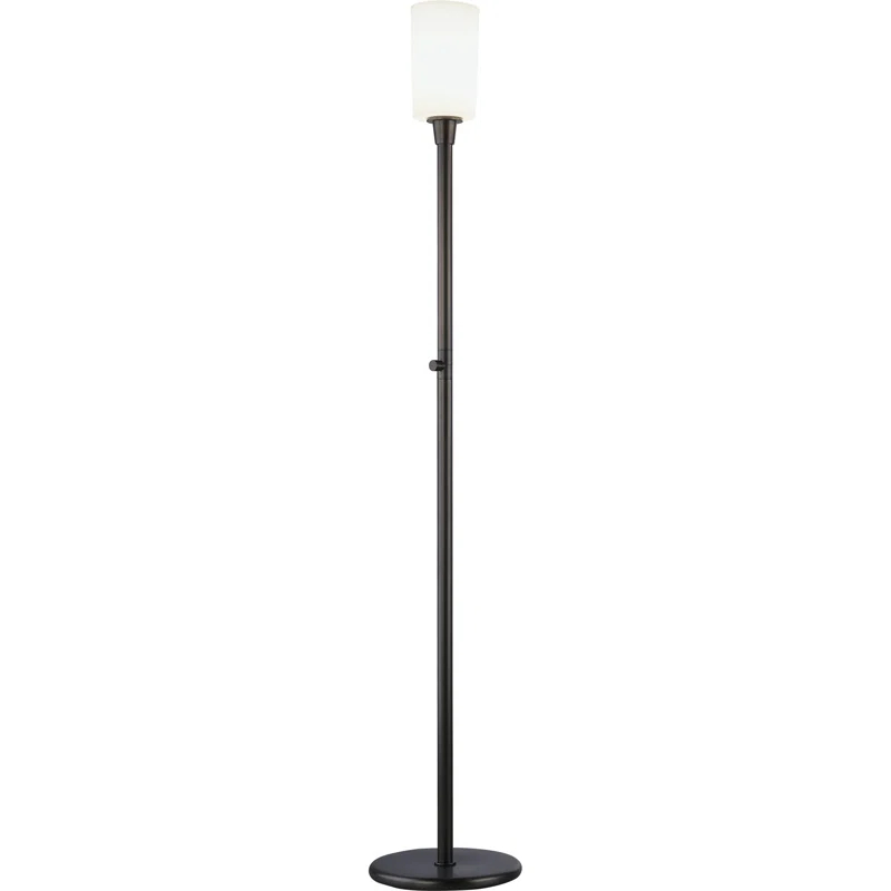 Robert Abbey Nina 70.5'' Deep Patina Bronze Torchiere Floor Lamp