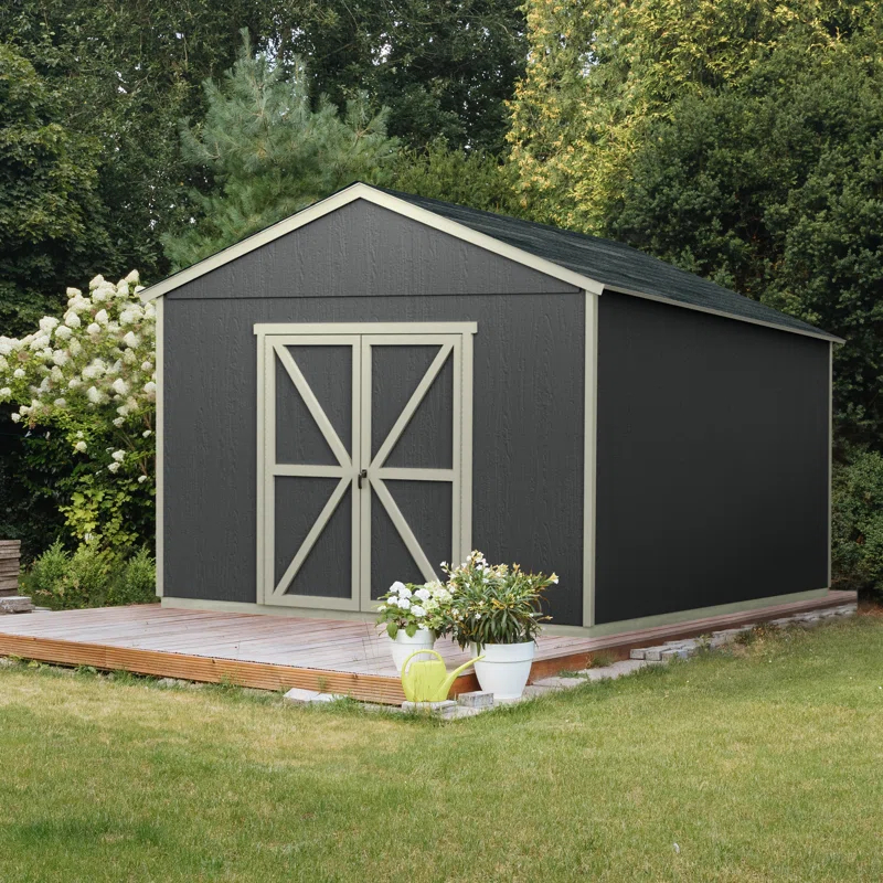 Handy Home Rookwood 10 ft. W x 10 ft. D Wood Storage Shed