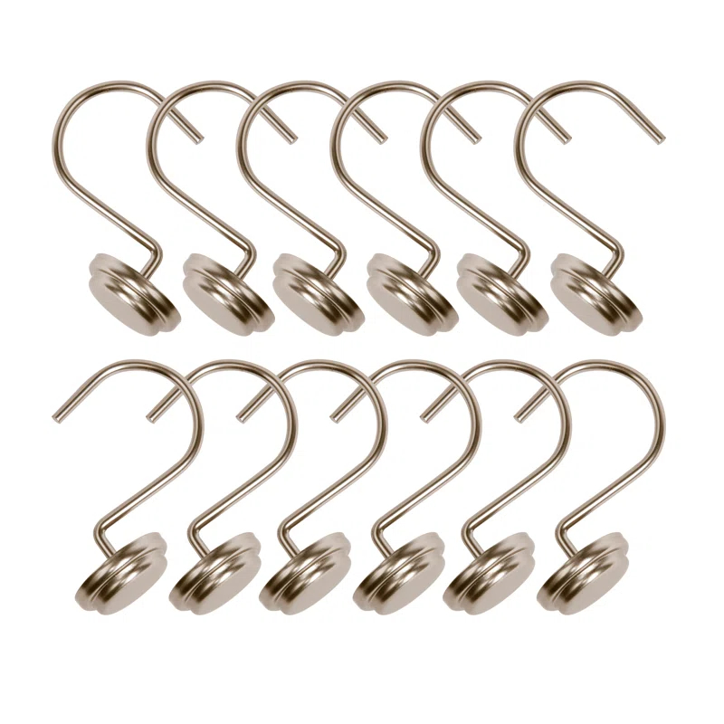 Utopia Alley Alley Steel Shower Curtain Hook (Set of 12)