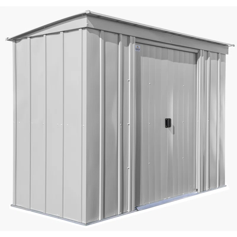 Arrow 8 ft. W x 4 ft. D Galvanized Steel Vertical Storage Shed