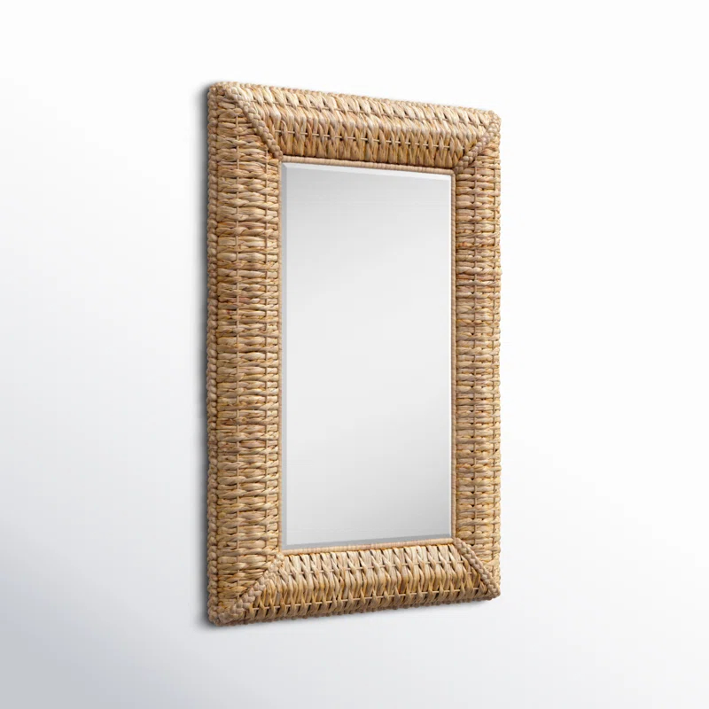 Birch Lane™ Janie Seagrass Rectangle Mirror