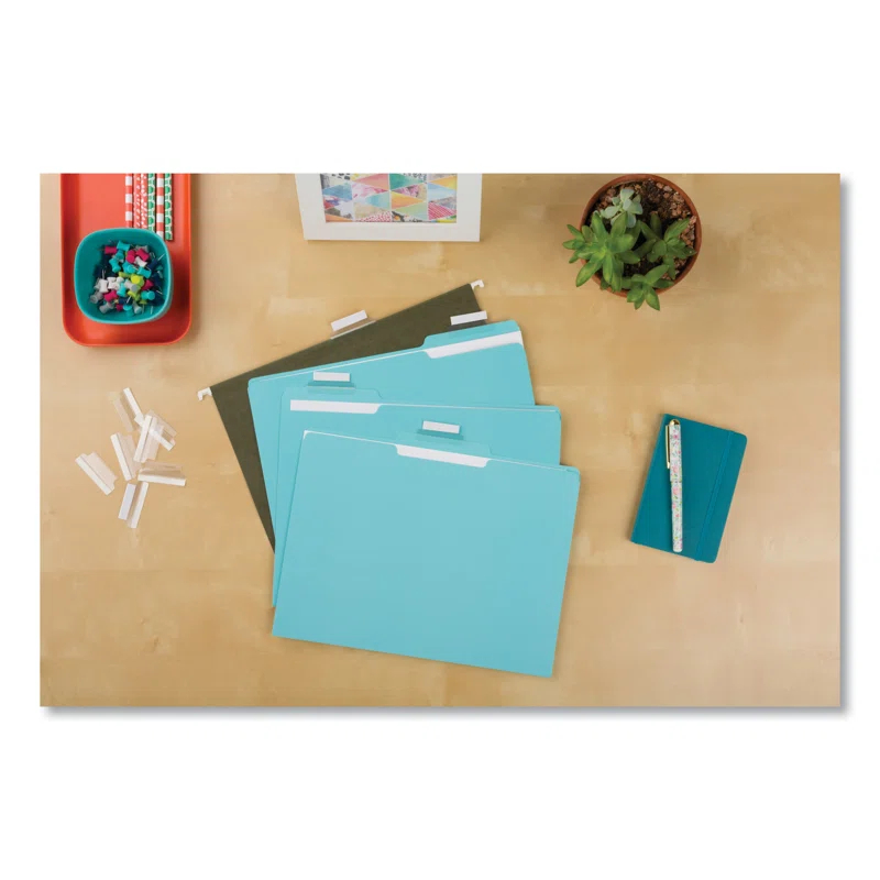 Expo Avery® Self-Adhesive Plastic Tabs With Printable I PVC / Vinyl Hanging Files Cabinet